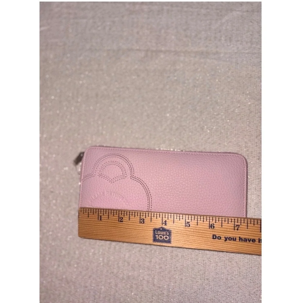 Tiffany & Co Return to Tiffany Wallet OS Pink New Pebbled Leather Zip Around
